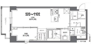 プラシーデンス淡路町の物件間取画像